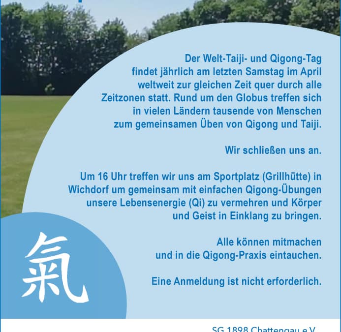 Welt-Taiji und Qigong-Tag
