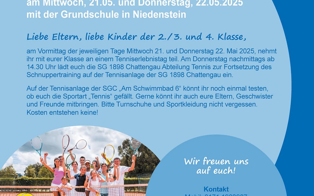 Tenniserlebnistage an der Louise-Schröder-Schule Niedenstein